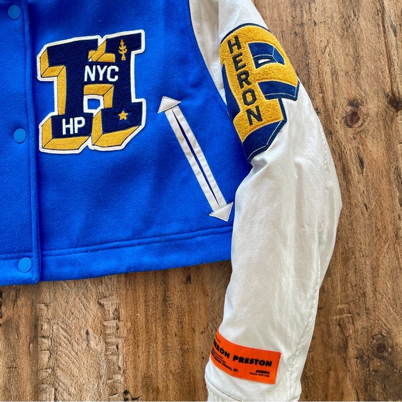 Heron Preston Wool Varsity Jacket - Picture 5 of 9